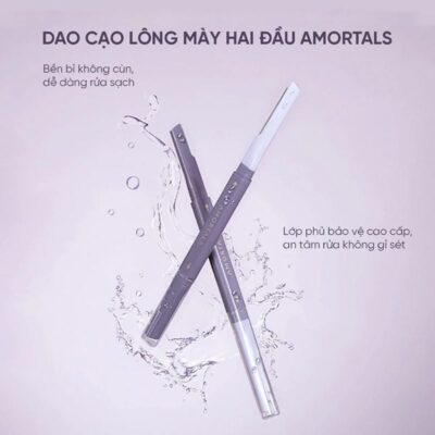 AMORTALS - Dao Cạo Lông Mày 2 Đầu