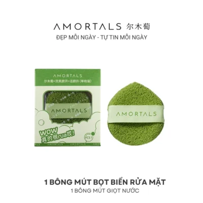 AMORTALS - Mút Bọt Biển Rửa Mặt